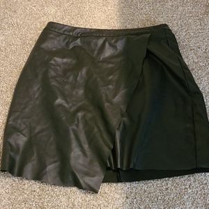 Leather skirt